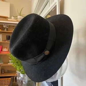 Goorin Bros Heritage County Line Goorin Bros Heritage County Line Fedora Black Wool Felt  main image 2